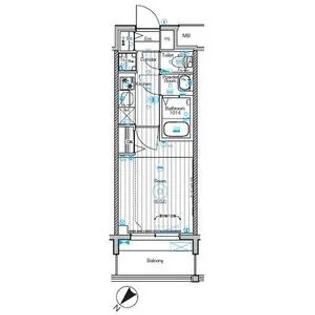 メイクスアート大曽根【8階】の間取り