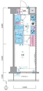 東京都台東区清川2【マンション】の間取り
