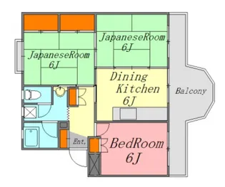広島県広島市佐伯区三筋2【マンション】の間取り