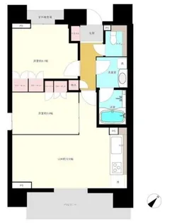 ファミールグラン銀座4丁目オーセンティア【6階】の間取り