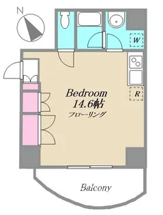 FirSt A虎ノ門【7階】の間取り