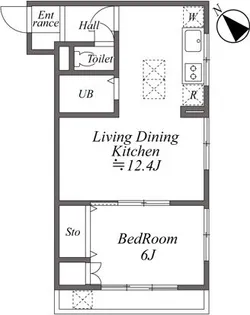 ユーコート東長崎【1階】の間取り