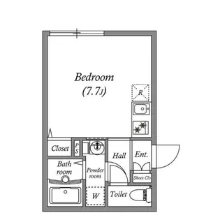 LEGALAND都立大学II【3階】の間取り
