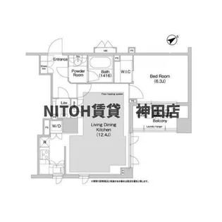 コンフォリア日本橋人形町イースト【3階】の間取り