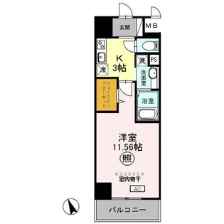 グランフロント・ジョウエイ【4階】の間取り