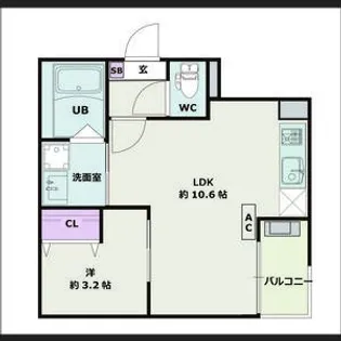 Jack shikataI【3階】の間取り