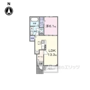 ベラーノ2【1階】の間取り