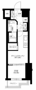 ザ・パークワンズ渋谷本町【11階】の間取り