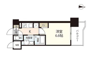 S-RESIDENCE国泰寺町一丁目【3階】の間取り