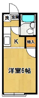 カーサ学園【2階】の間取り