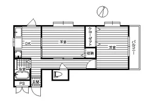 国見ビル【2階】の間取り