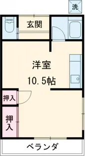 第2佐久間ハイツ【1階】の間取り
