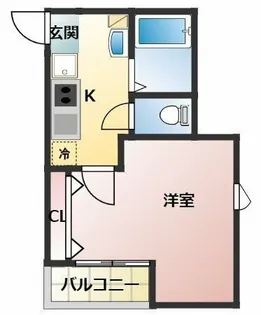 千葉県船橋市北本町2【アパート】の間取り