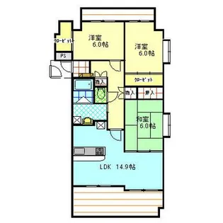 プレシャスコート壱番館【5階】の間取り