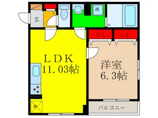 M.GRACE【2階】の間取り