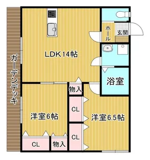 ハルモニア瀬高町【1階】の間取り
