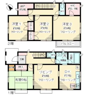神奈川県川崎市麻生区金程2【一戸建】の間取り
