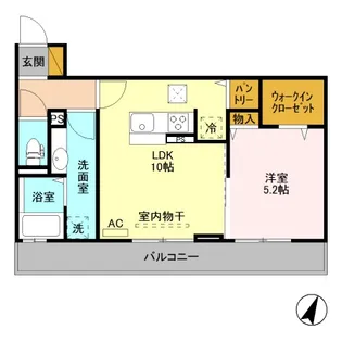 フォルテア B307【3階】の間取り