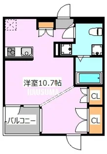 ラ・ヴィータ【3階】の間取り