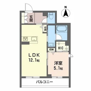DOLCE CASA 野田町【1階】の間取り