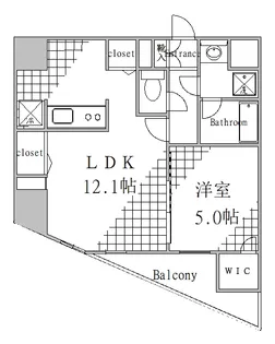 東京都墨田区八広2【マンション】の間取り