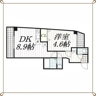 アリエス千葉公園【3階】の間取り