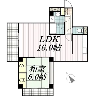 第2潮ビル【5階】の間取り