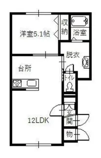 ism【1階】の間取り