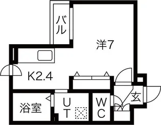 メゾン・ド・ルポ豊平【3階】の間取り