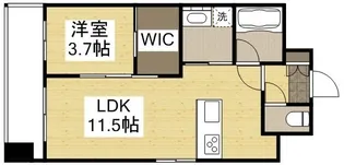 ルミエール岡山駅西口【2階】の間取り
