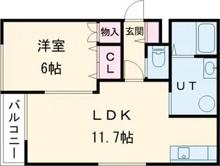 ジェーハイツ山手【2階】の間取り