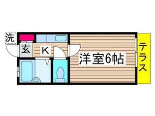 ハイツスカイエア-【1階】の間取り