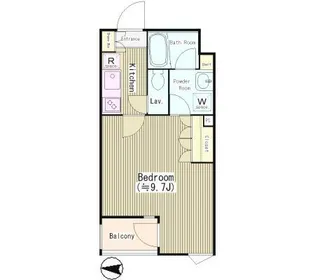 ゼルコバ上高井戸【3階】の間取り