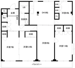 福室ハイツ【2階】の間取り