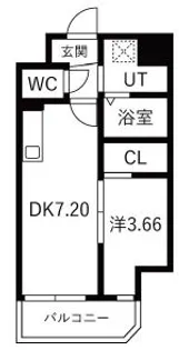 Art Ebie【2階】の間取り