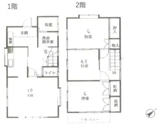 埼玉県入間郡毛呂山町大字西戸【一戸建】の間取り