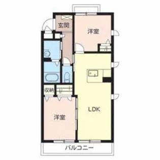 クラネイアII【2階】の間取り