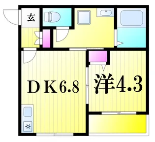 メグリオ新松戸III【2階】の間取り