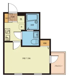 Lily東中山【2階】の間取り