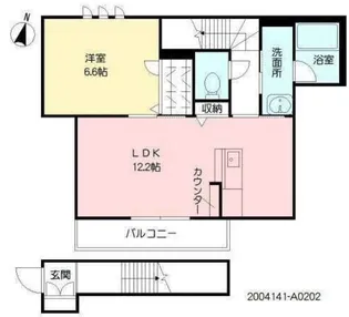 シャーメゾンGJ【2階】の間取り