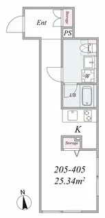 PREAS西大井【4階】の間取り