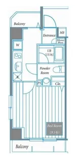ラ・エテルノ菊川【4階】の間取り