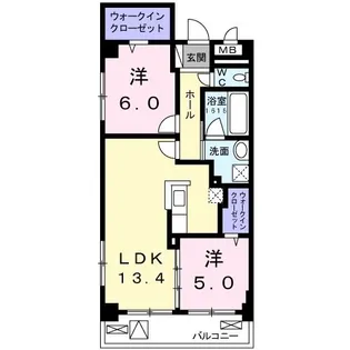 ヴェルデコート【3階】の間取り