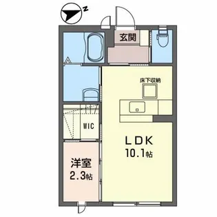 サン レジデンス【1階】の間取り