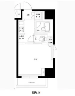 ルーブル豊島千石【6階】の間取り