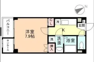 I-Vita Tenshoji【3階】の間取り