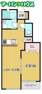 アマン・カイ【1階】の間取り