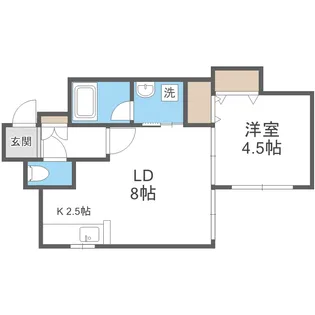 エンジェル【4階】の間取り
