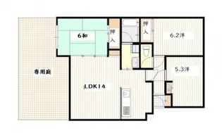 メゾンマルシン【1階】の間取り