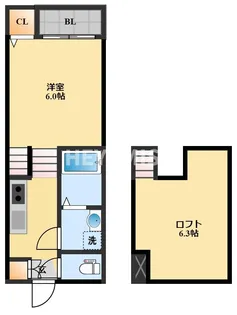 MODERN PALAZZO 多良見IC【1階】の間取り